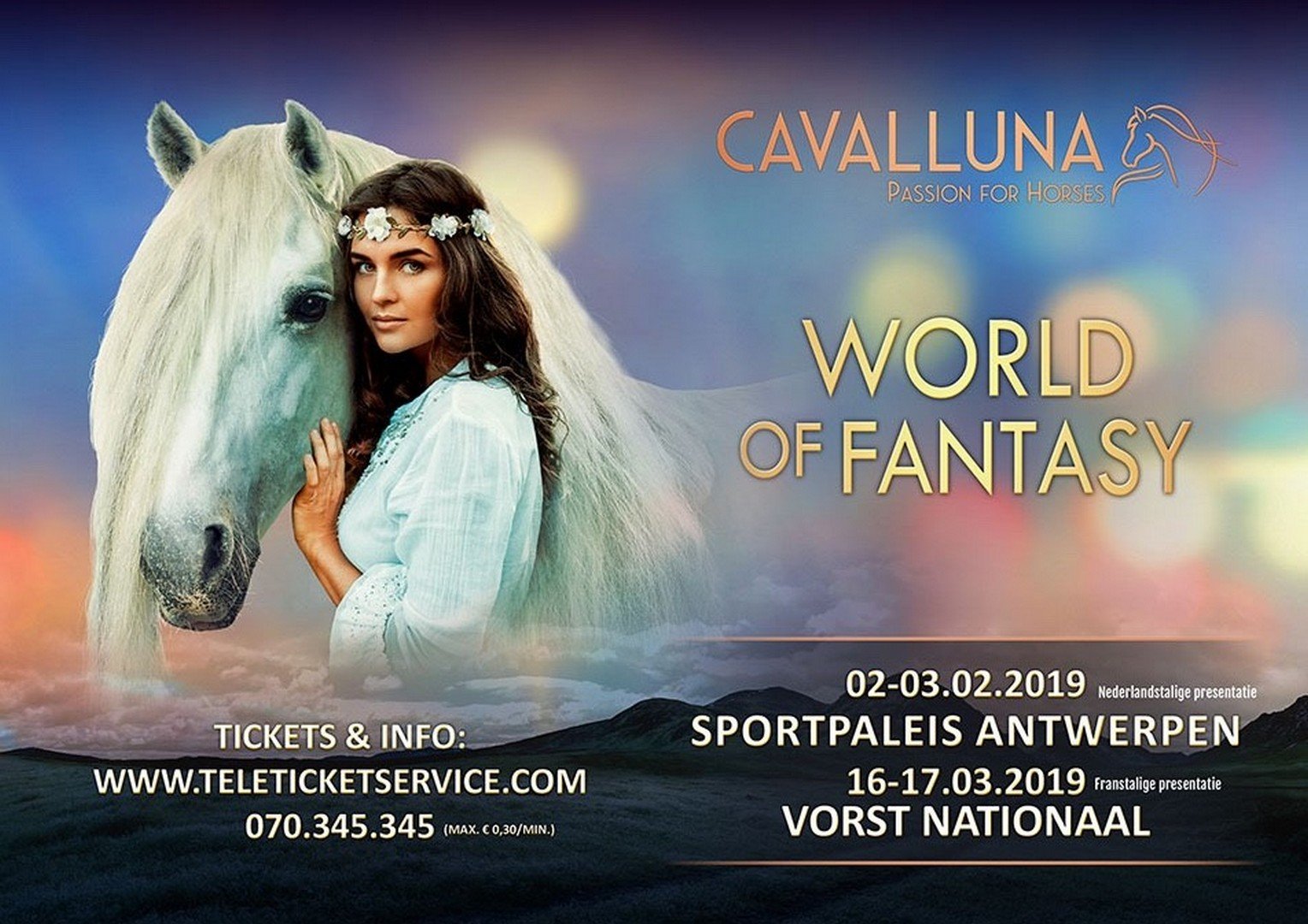 Cavalluna komt met nieuw World of Fantasy naar het Antwerps Sportpaleis en Vorst Nationaal. - Cavallunia 1