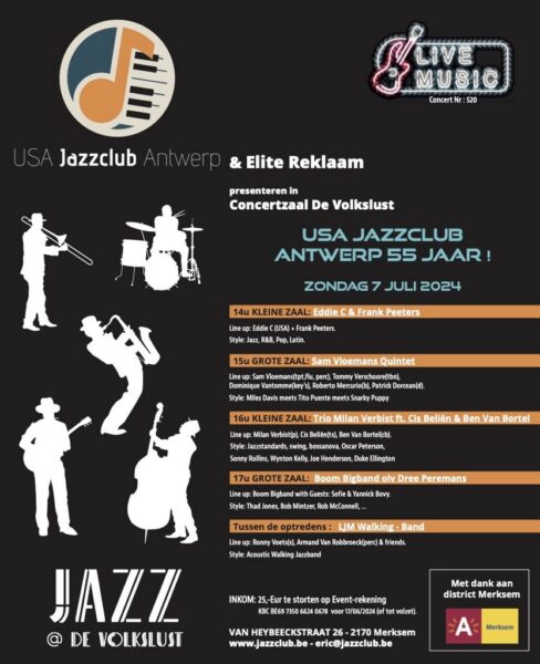 USA Jazzclub viering 55 jaar