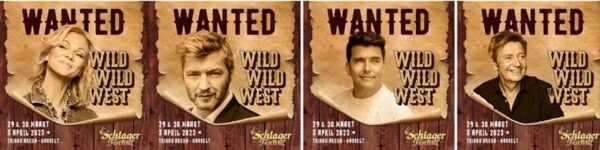 Het Schlagerfestival 2025 goes ‘Wild Wild West’ - Het Schlagerfestival 2025 deelnemende artiesten naast elkaar