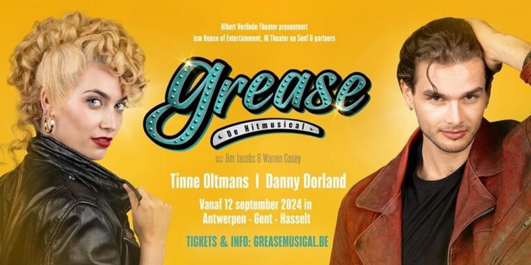 Tinne Oltmans, Danny Dorland e.a gaan eerste keer totally ‘Grease’