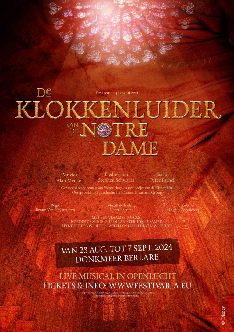 “DE KLOKKENLUIDER VAN DE NOTRE DAME” van Festivaria betoverende première