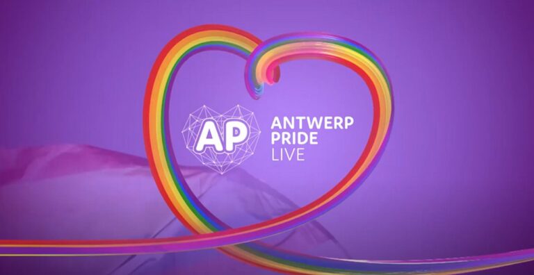 live-uitzending van de Antwerp Pride met 495.000 kijkers