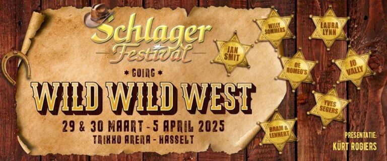 ‘Wild Wild West-editie van Het Schlagerfestival 