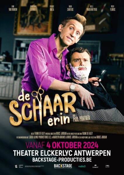 Affiche kapsalon de schaar erin