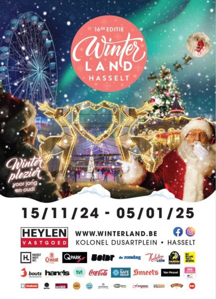 Affiche Winterland hasselt 2024