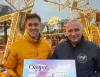 Winterland hasselt organisatie met cheque kids4kids