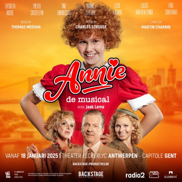 Annie de musical verhuist van Antwerpen naar Gent al meer dan 20.000 tickets verkocht - Affiche Annie 1