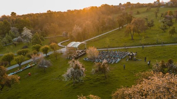 Bilzen-Hoeselt bloesemfestival dauwconcert locatie